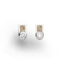 DUR Ohrstecker "Venus“ 925er Sterling-Silber mit Zirkonia