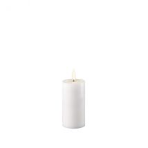 Deluxe Homeart weiße Stumpenkerze D5xH10cm