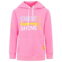 Hoodie BW Smile Happiness Shine Neonpink - zwei Größen S/M