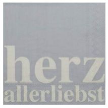 Räder Cocktailservietten - Herzallerliebst