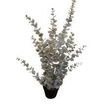 Topfpflanze Eukalyptus aus Kunststoff im Kunststofftopf - H76cm ""