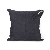 Kissen "Jeans" in dunkelblau 45x45cm