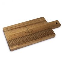 Schneidebrett/Serviertablett aus Holz mit Anker