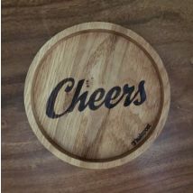 Holzuntersetzer Cheers