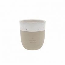 Eulenschnitt Becher "Erstmal Kaffee"