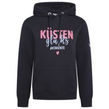 Hoodie Maite Küsten Glücks Momente Zwillingsherz Navy - in vier Größen - "Größe M"