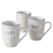 Maritime Tasse Möwe in drei Varianten "Ahoi"