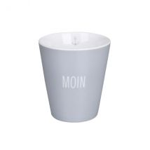 Krasilnikoff Mug "Moin hellgrau"