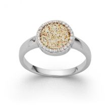 DUR Ring "Wasserflimmern“ 925er Sterling-Silber "54"
