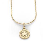 DUR Kette Seestern -gold-925er Sterling-Silber