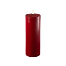 Deluxe Homeart Bordeaux Stumpenkerze D7,5xH20cm