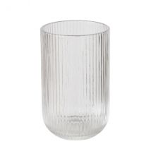 Trinkglas Rigano klarglas geriffelt ""