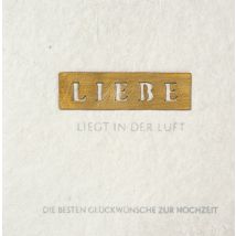 Räder Hochzeitsgrußkarte "Liebe liegt in der Luft" ""