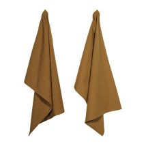 PAD 2er-Set Geschirrhandtücher - senfgelb, 50x70 cm