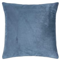 Pad Kissenhülle Samtoberfläche in dusty blue  50 x 50 cm