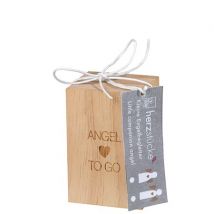 RÃ¤der Porzellanengel "Angel to go"in Holzbox