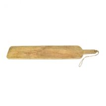 Schneidebrett aus Mangoholz - natur, 76cm