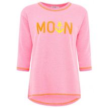 Sweatshirt 3/4 Arm Moin Neonpink in fünf Größen S