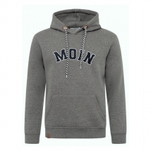 Zwillingsherz Herren Hoodie MOIN dunkelgrau versch. Größen Größe S