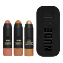 Nudestix - Soft & Warm Nudes - Coffret Maquilhagem - kit 3 Pc Soft & Warm Nudes - Mulher
