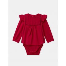 Blouse Écru À Broderie Fleurs Et Manches Longues Bébé Fille - 12 Mois - Sergent Major
