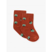 Chaussettes Bouclettes Rouge Brique Tomates - 1314 - Sergent Major
