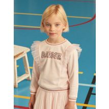 Sweat Rose À Volants - 8 Ans - Fille - Sergent Major