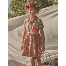 Robe À Fleurs Vintage - 3 Ans - Fille - Sergent Major