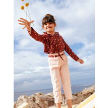 Pantalon Nude Et Ceinture À Imprimé Fleuri Enfant Fille - 2A - Sergent Major