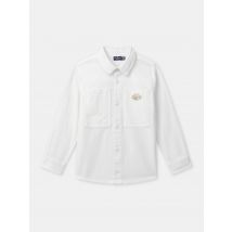 Chemise Blanche À Broderie Marron "sgmj" Et Manches Longues Garçon - 8A - Sergent Major