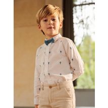 Chemise Blanche Retroussable Avec Broderies - 2 Ans - Garçon - Sergent Major