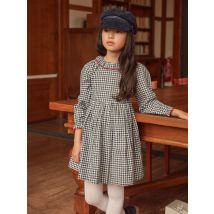 Robe Vichy À Motifs Fleurs - 3 Ans - Fille - Sergent Major