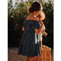 Robe Bleu Marine À Imprimé Clémentine - 9 Ans - Fille - Sergent Major