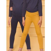 Lot De 2 Leggings Jaune Et Marine - 4/5 ans - Sergent Major