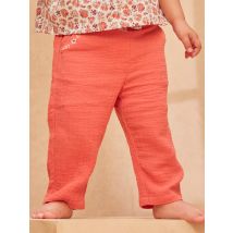 Pantalon Terracotta Brodé - 6 mois - Fille - Sergent Major