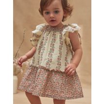 Robe Imprimée Patchwork À Fleurs - 12 mois - Fille - Sergent Major