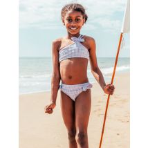 Maillot De Bain Deux Pièces Imprimé Vichy - 8/9 ans - Sergent Major