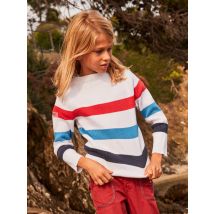 Pull Écru À Rayures Tricolores - 8 ans - Sergent Major