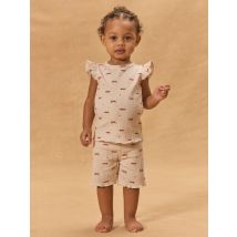 Ensemble Tshirt Et Short Cycliste Imprimé Léopard - 24 mois - Sergent Major
