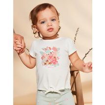 T-shirt Écru À Oiseaux Fantaisie - 3 mois - Fille - Sergent Major
