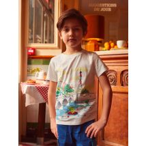 T-shirt Écru Dino - 9 ans - Garçon - Sergent Major