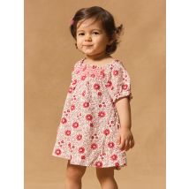 Robe À Smock Fleuri - 9 mois - Sergent Major