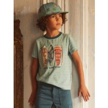 T-shirt Bleu Décor Surf - 3 ans - Garçon - Sergent Major
