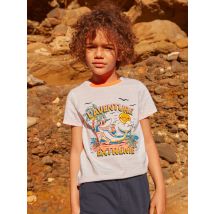 T-shirt Blanc À Motif Requin En Jersey - 8 ans - Sergent Major