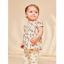 Blouse Vanille En Satin À Fruits - 9 mois - Sergent Major