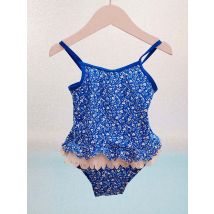 Maillot De Bain 1 Pièce Imprimé Fleuri Bébé Fille - 6 mois - Sergent Major