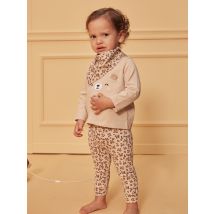 Ensemble Tshirt, Legging Et Bavoir Léopard - 36 mois - Garçon - Sergent Major