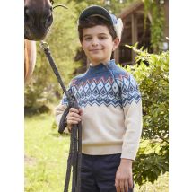 Pull Jacquard Écru - 3 ans - Sergent Major