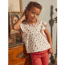 Chemisier Fleuri Écru - 11 ans - Fille - Sergent Major