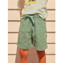Short Gaze De Coton Vert D'eau - 6 ans - Garçon - Sergent Major